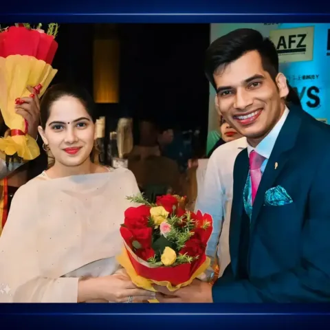 With Jaya Kishori