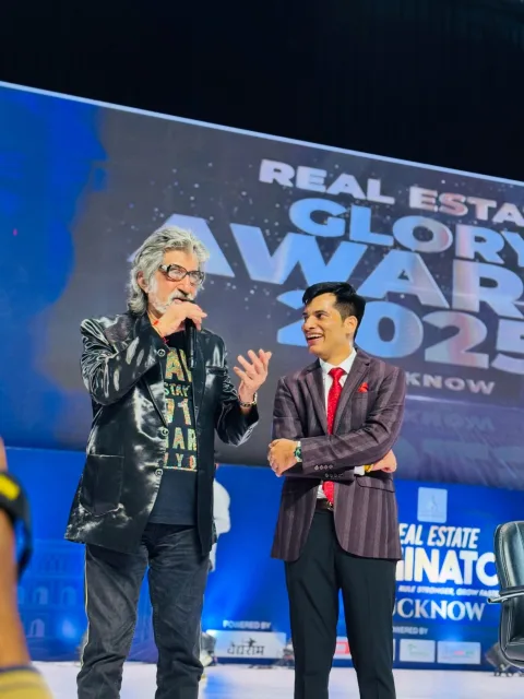 Real Estate Glory Award stage moment